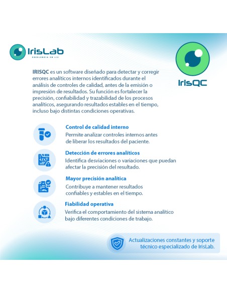 IrisQC Full - Corrección errores analíticos